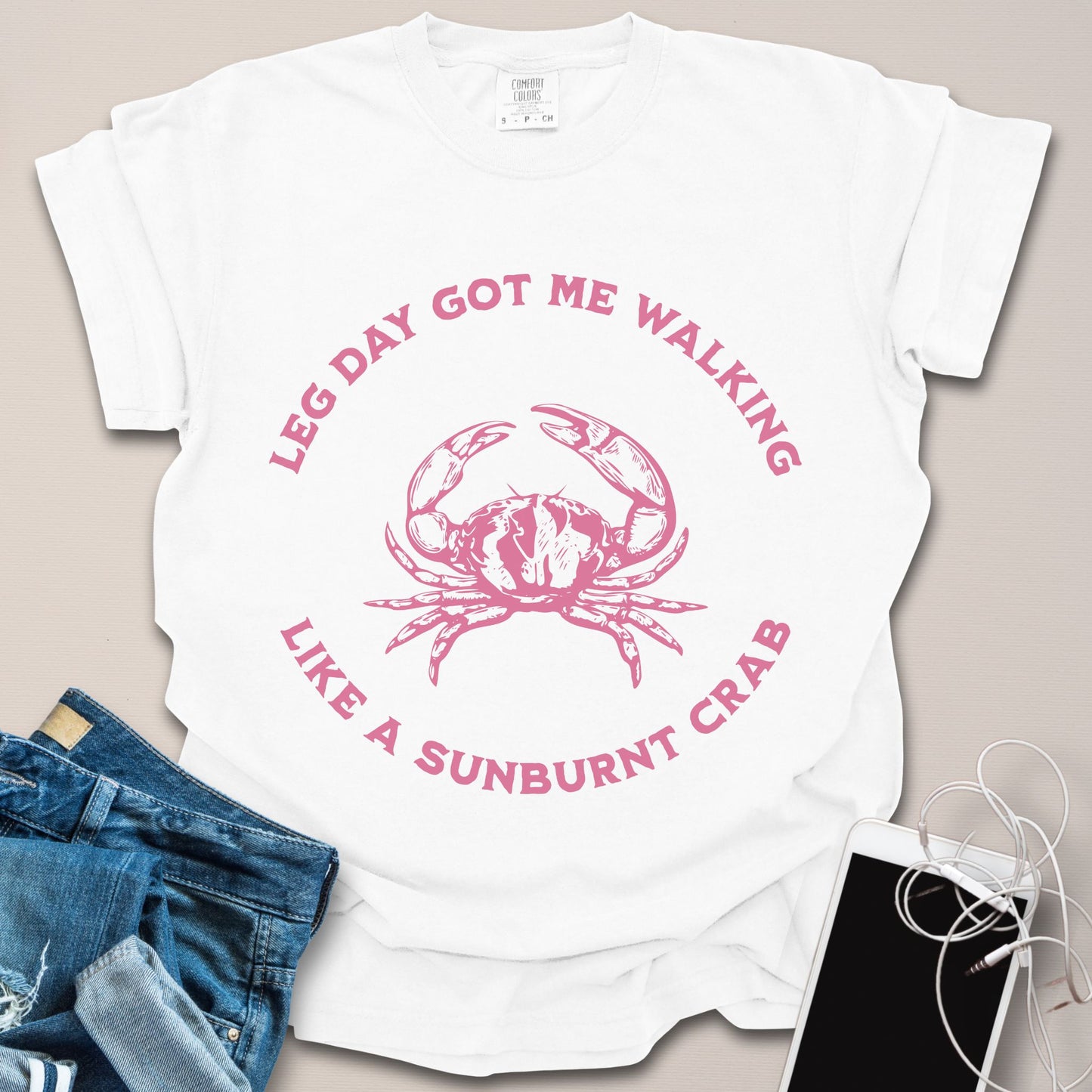 Leg Day Crab Graphic Shirt