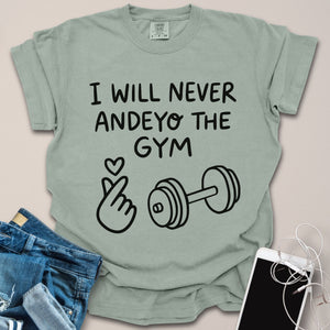 Say No to Gym Funny Korean Shirt