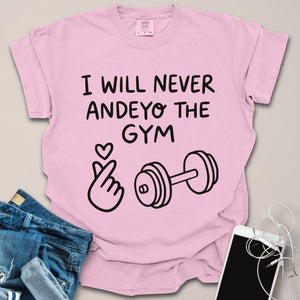 Say No to Gym Funny Korean Shirt