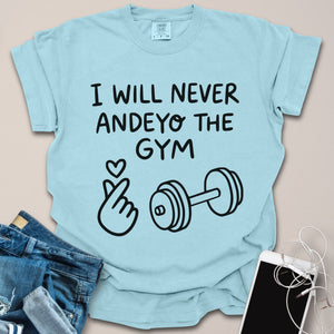 Say No to Gym Funny Korean Shirt