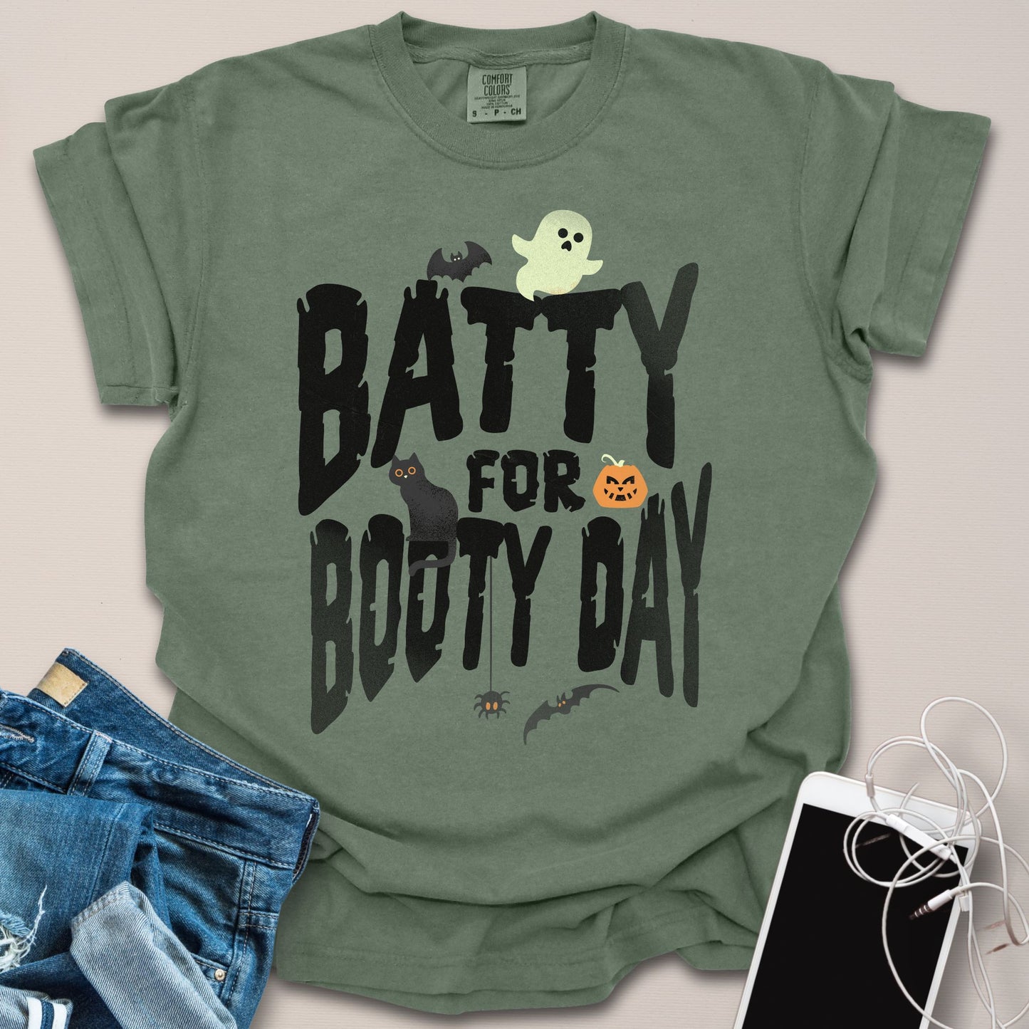 Batty For Booty Day Halloween Shirt