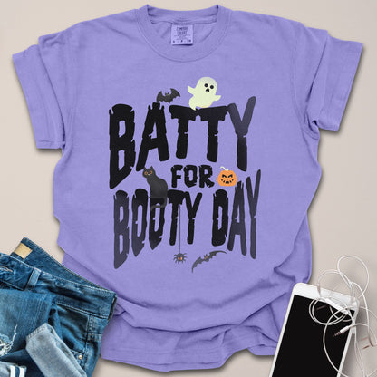 Batty For Booty Day Halloween Shirt
