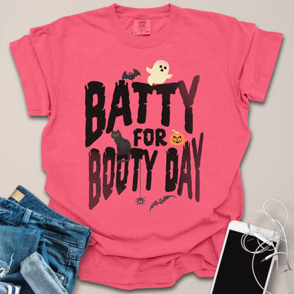 Batty For Booty Day Halloween Shirt