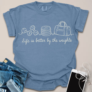 Better by the Weights Line Art Shirt