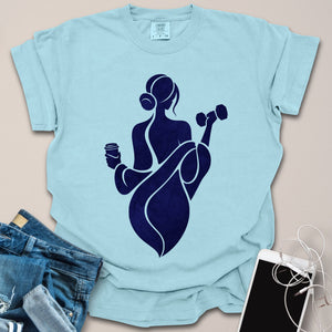 Gym & Coffee Silhouette Shirt