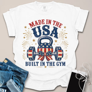 Built in the Gym Fireworks Shirt