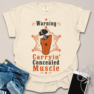 Carrying Concealed Muscle Western Shirt