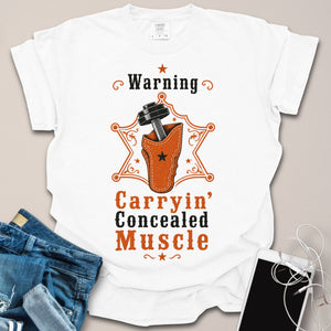 Carrying Concealed Muscle Western Shirt