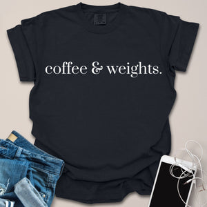 Coffee & Weights Gym Shirt