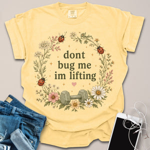 I'm Lifting Floral Ladybug Shirt