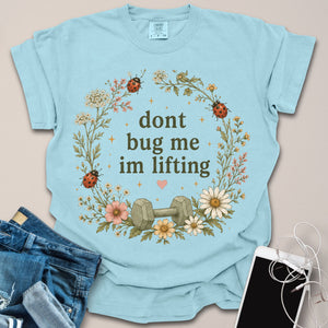 I'm Lifting Floral Ladybug Shirt