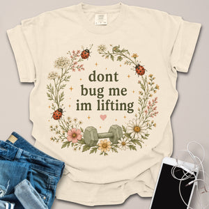 I'm Lifting Floral Ladybug Shirt