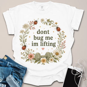 I'm Lifting Floral Ladybug Shirt