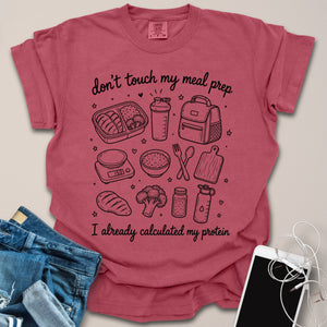 Don't Touch Meal Prep Doodle Shirt