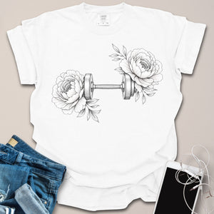 Dumbbell Floral Sketch Shirt