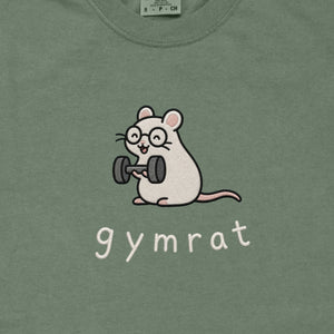 Embroidered Gym Rat Shirt
