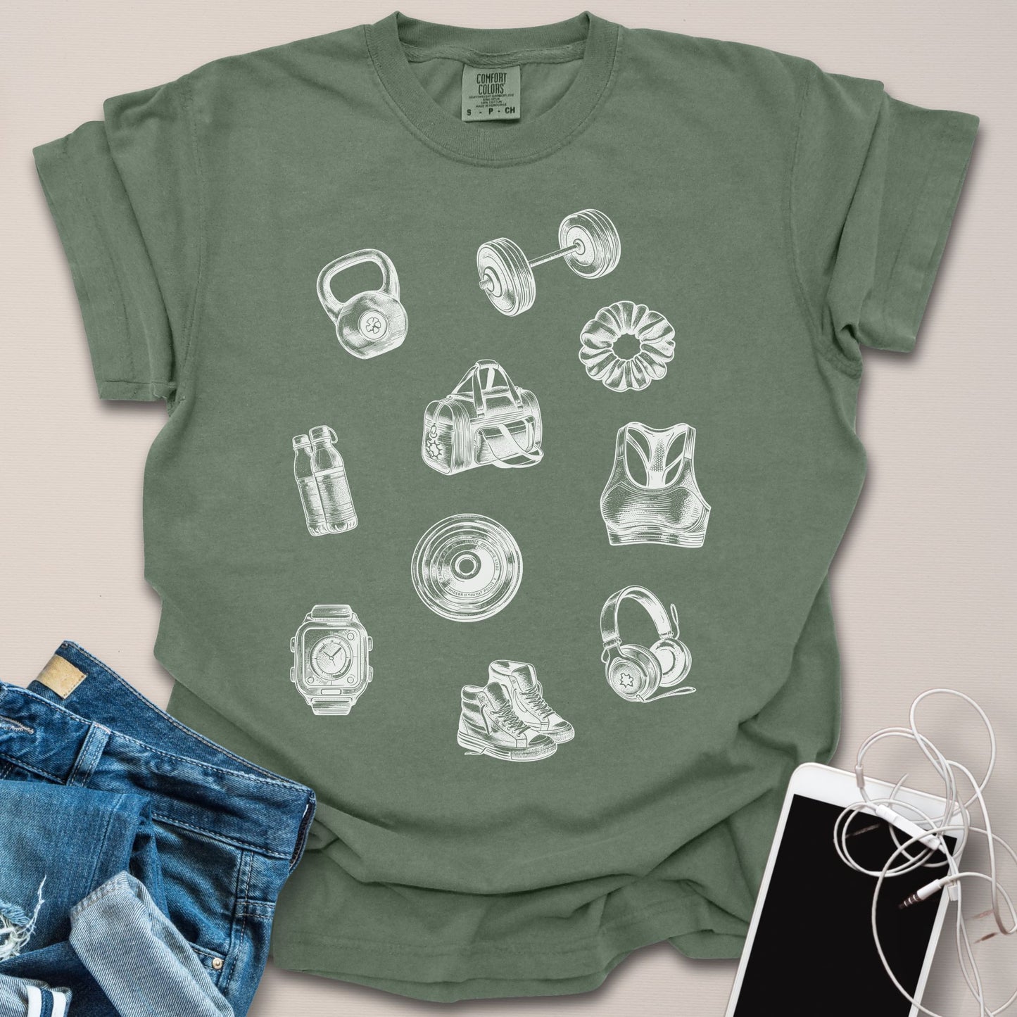 Gym Elements Faded Vintage Shirt