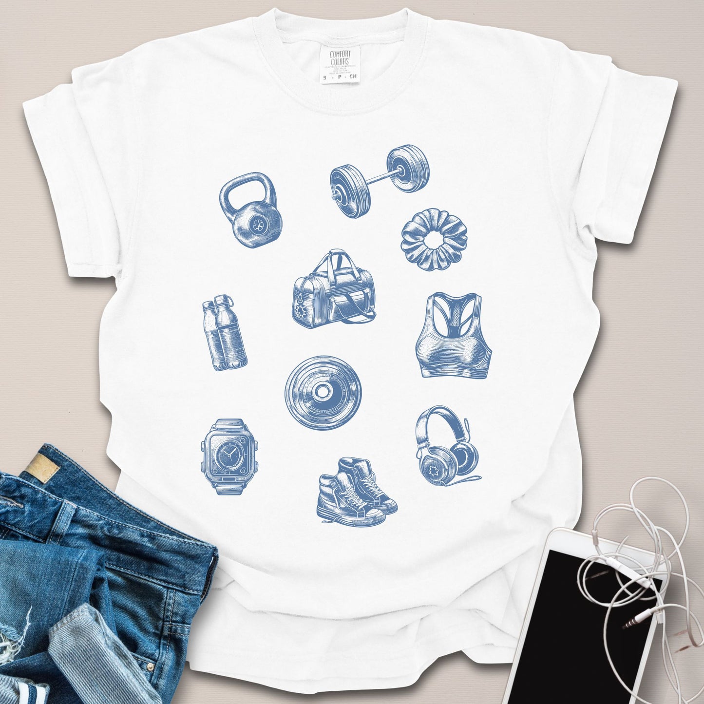 Gym Elements Faded Vintage Shirt