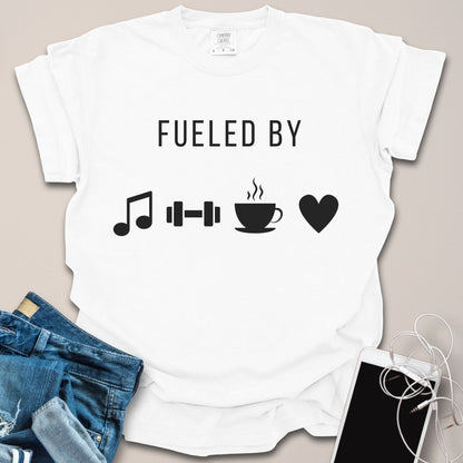 Fueled By Graphic Icons Shirt