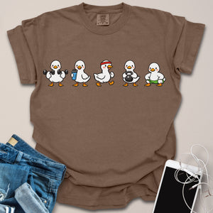 Silly Goose Cartoon Gym Shirt