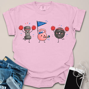 Gym Elements Cheering Doodle Shirt