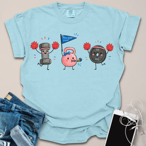 Gym Elements Cheering Doodle Shirt
