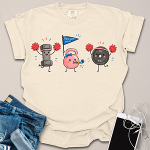 Gym Elements Cheering Doodle Shirt