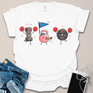 Gym Elements Cheering Doodle Shirt