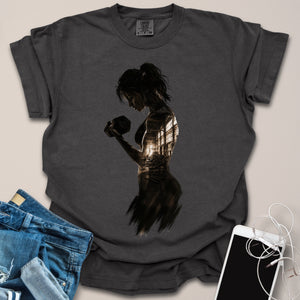 Gym Girl Double Exposure Shirt