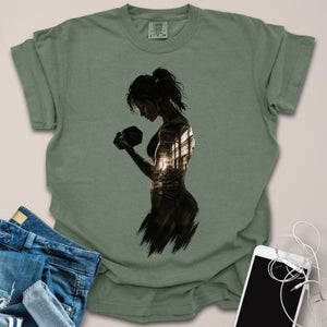 Gym Girl Double Exposure Shirt