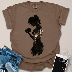 Gym Girl Double Exposure Shirt