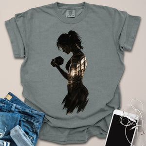Gym Girl Double Exposure Shirt