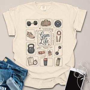 Gym Life Vintage Stamp Shirt