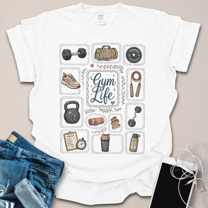 Gym Life Vintage Stamp Shirt