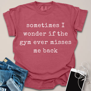 Gym Misses Me Back Shirt