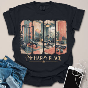 Happy Place Gym Brush Stroke Shirt