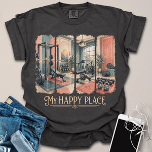 Happy Place Gym Brush Stroke Shirt
