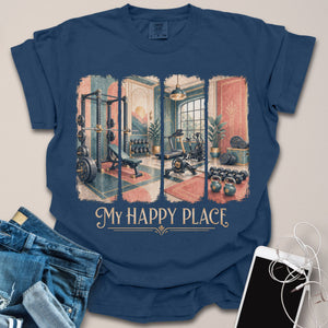 Happy Place Gym Brush Stroke Shirt