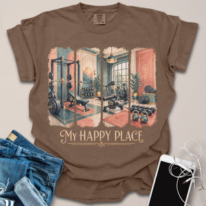 Happy Place Gym Brush Stroke Shirt