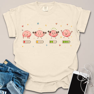 Exercise Endorphins Brain Doodle Shirt