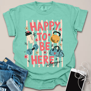 Happy Here Stripes Shirt