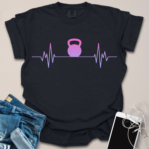 Kettlebell On Heartbeat Shirt