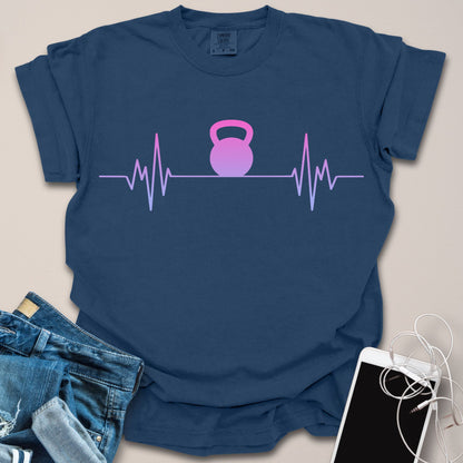 Kettlebell On Heartbeat Shirt