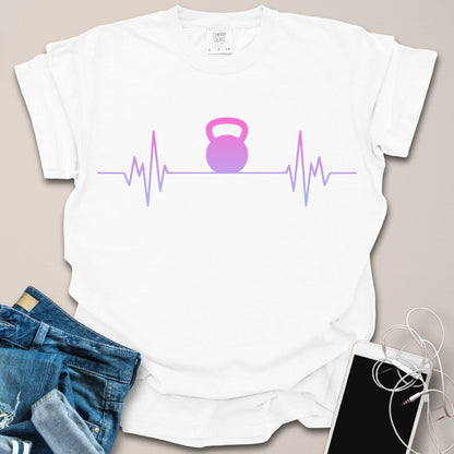 Kettlebell On Heartbeat Shirt