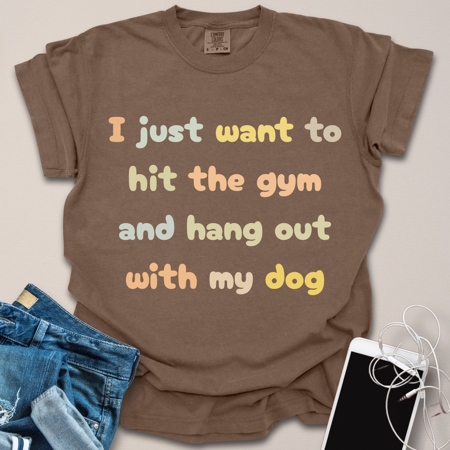 Hit The Gym + Hang Out With Dog Shirt