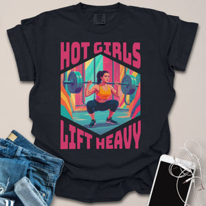 Hot Girls Lift Heavy Art Deco Shirt