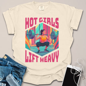 Hot Girls Lift Heavy Art Deco Shirt