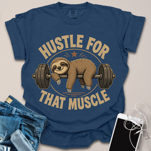 Hustle For Muscle Sloth Vintage Shirt