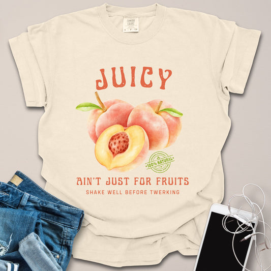 Vintage Juicy Peach Fruit Gym Shirt