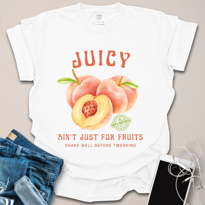 Vintage Juicy Peach Fruit Gym Shirt
